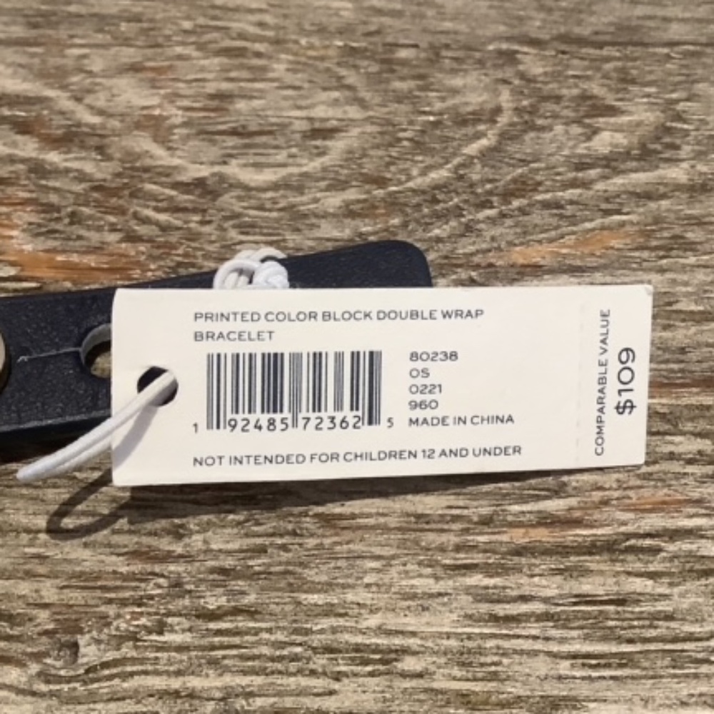 Tory Burch Double Wrap Logo Stud Bracelet - NWT - Picture 9 of 9